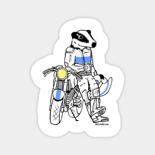 Biker Badger Sticker